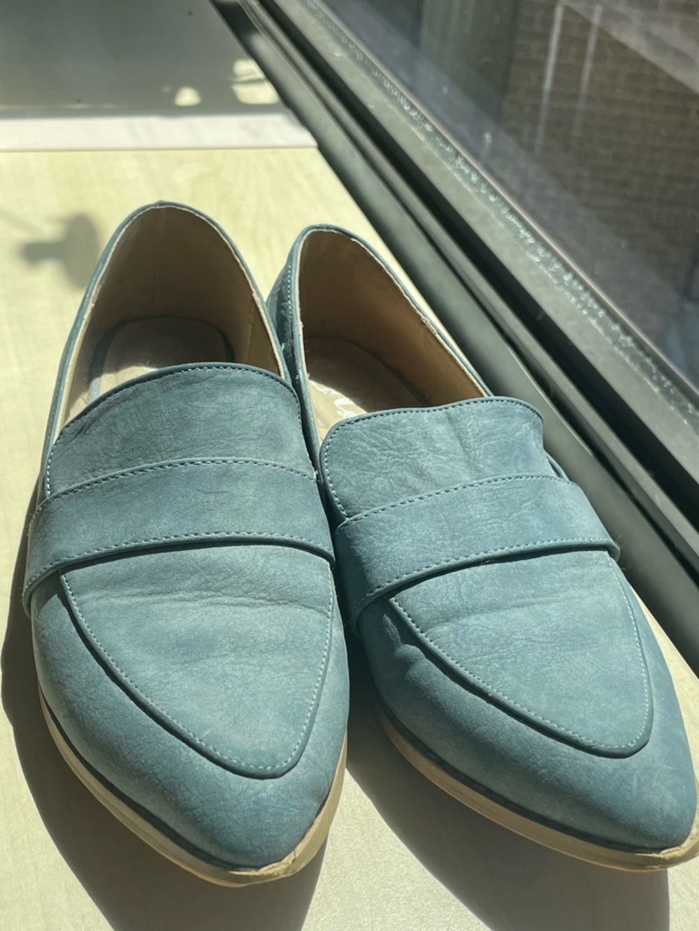 Journee collection blue loafers